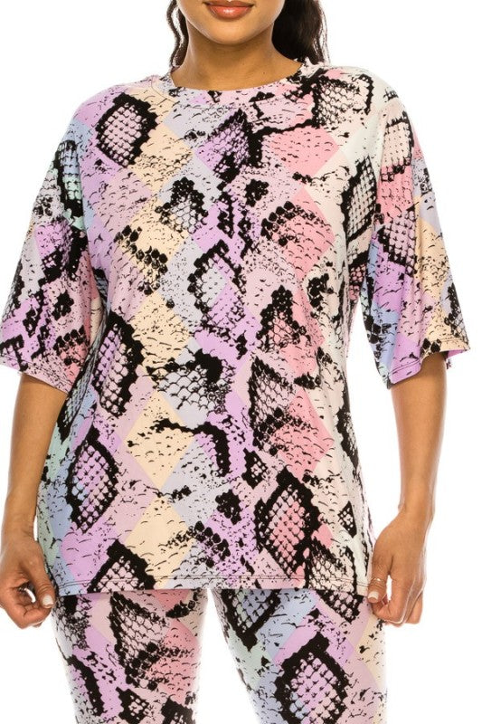Colorburst Serpent Set Two‑Piece Set
