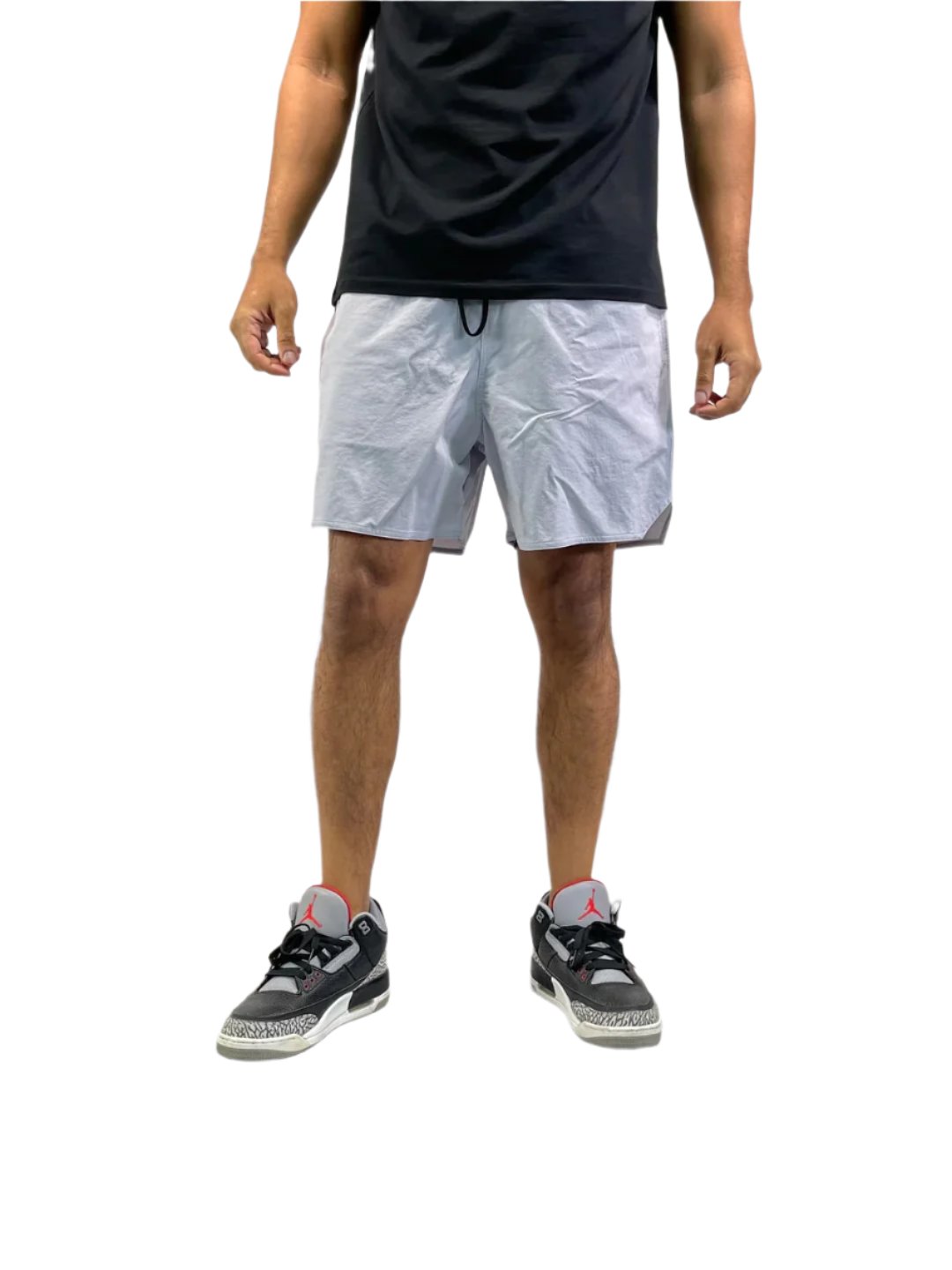 Solid Nylon Track Shorts