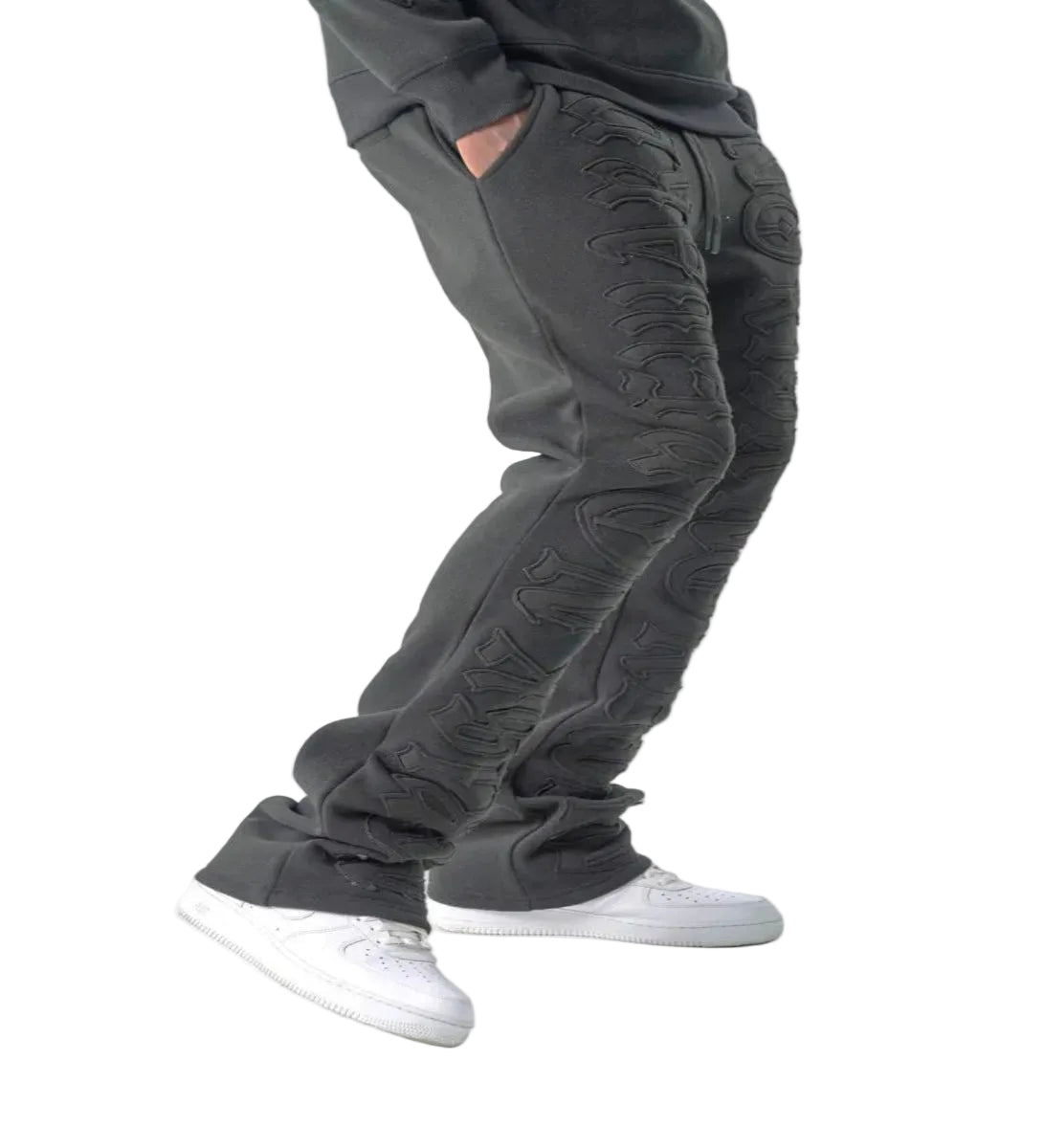 NO RISK NO REWARD FLEECE FLARE PANTS