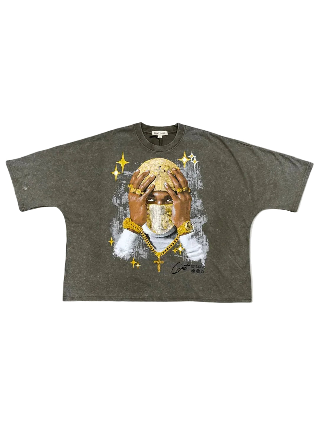 BORN TO BE A GOAT CROP TEE