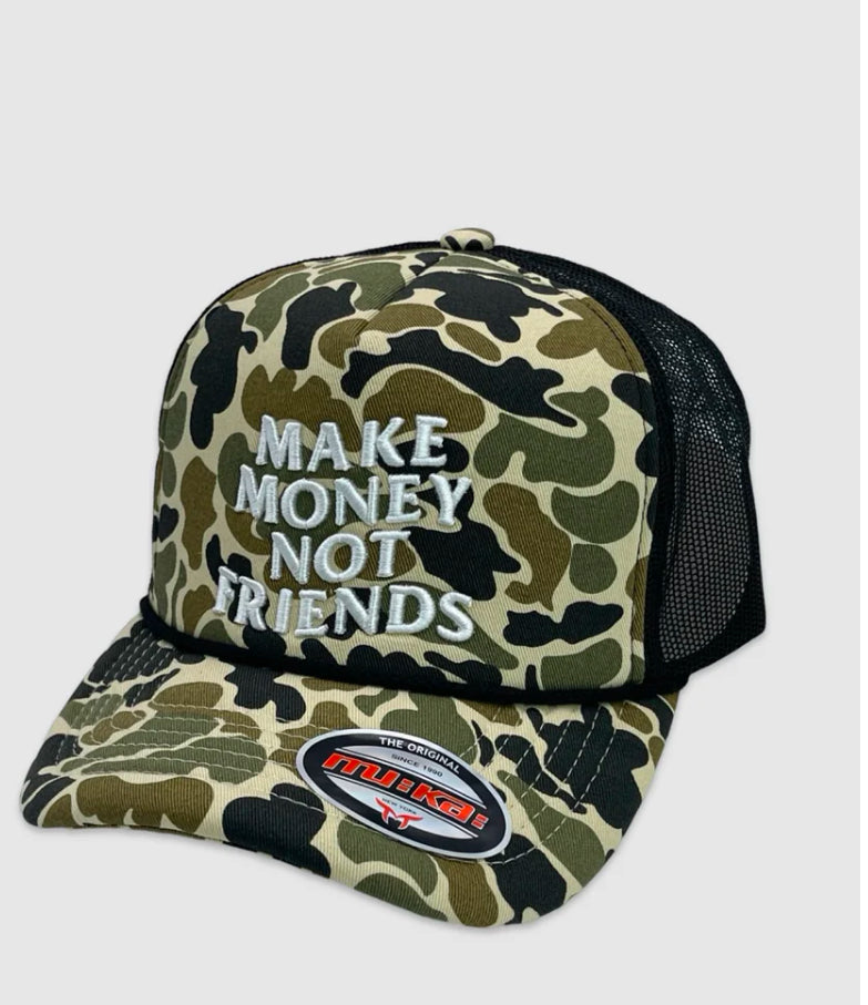 MAKE MONEY NOT FRIENDS Trucker Hat