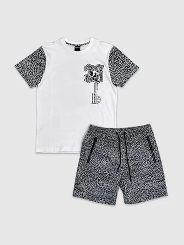 23 ELEPHANT NYLON SHORTS SET