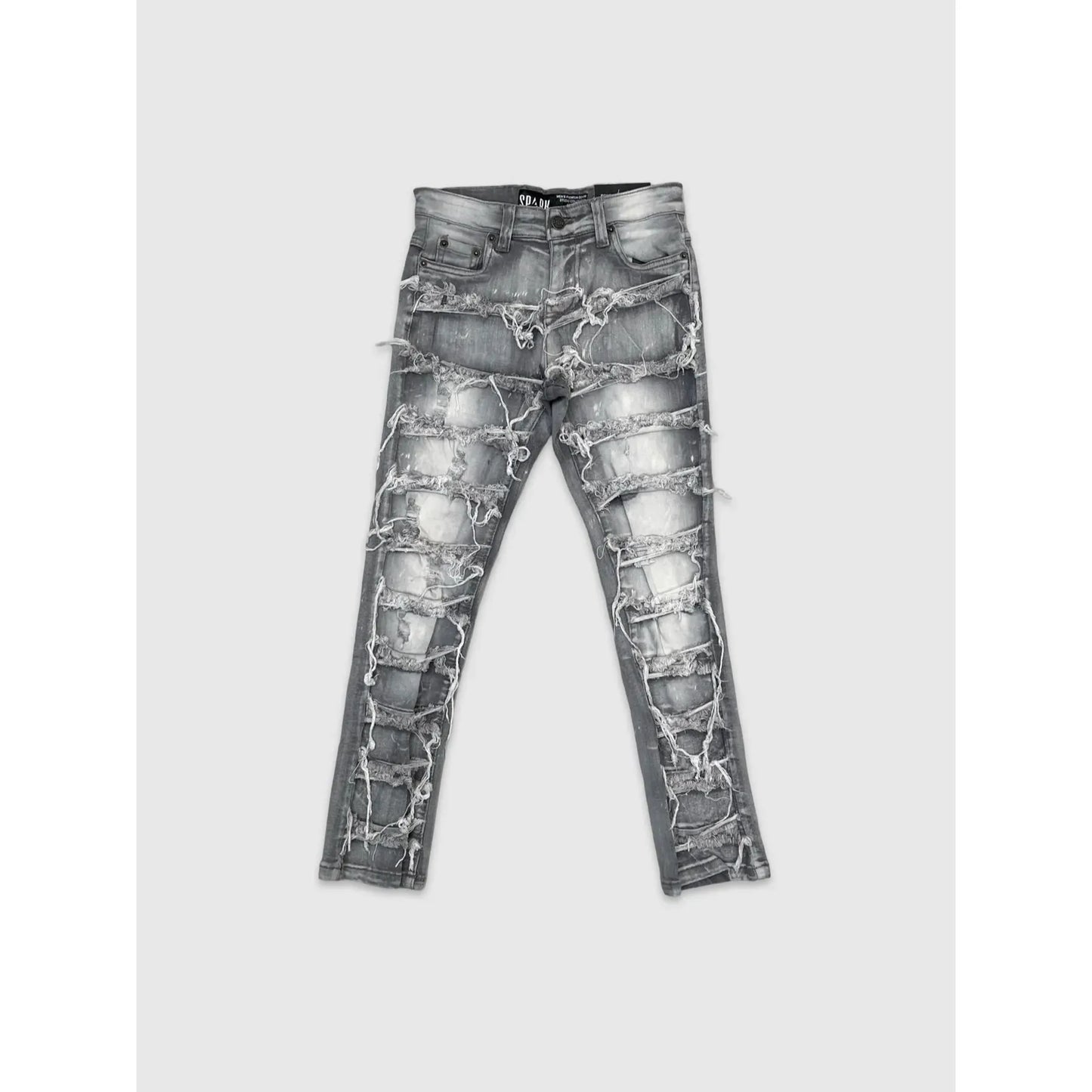 BOY'S RIP & REPAIR STRETCH STACK JEANS