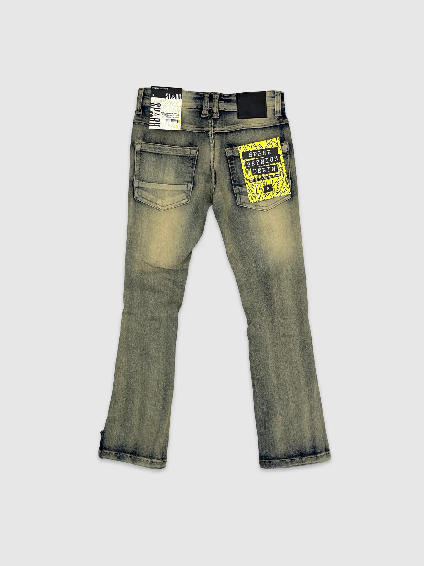 BOY'S RIP & REPAIR STRETCH STACK JEANS