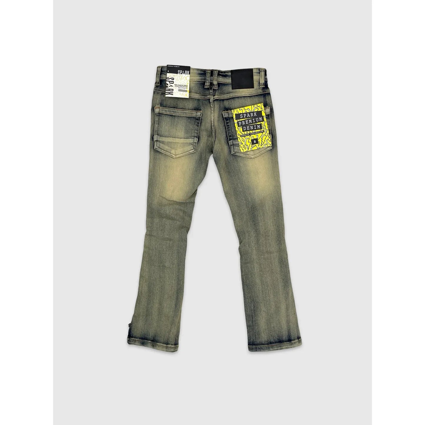 BOY'S RIP & REPAIR STRETCH STACK JEANS
