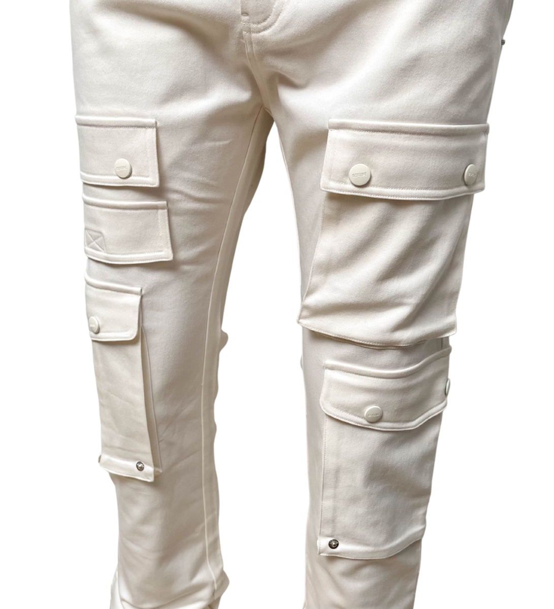 TWILL EXTRA SKINNY PANTS STACK FIT