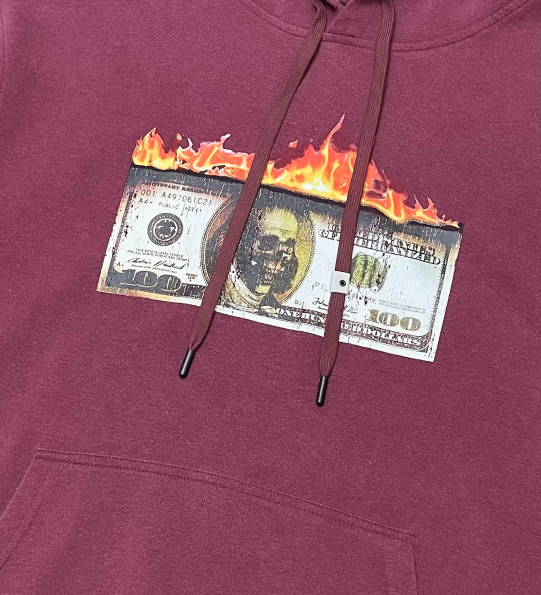 BURNING MONEY HOODIE