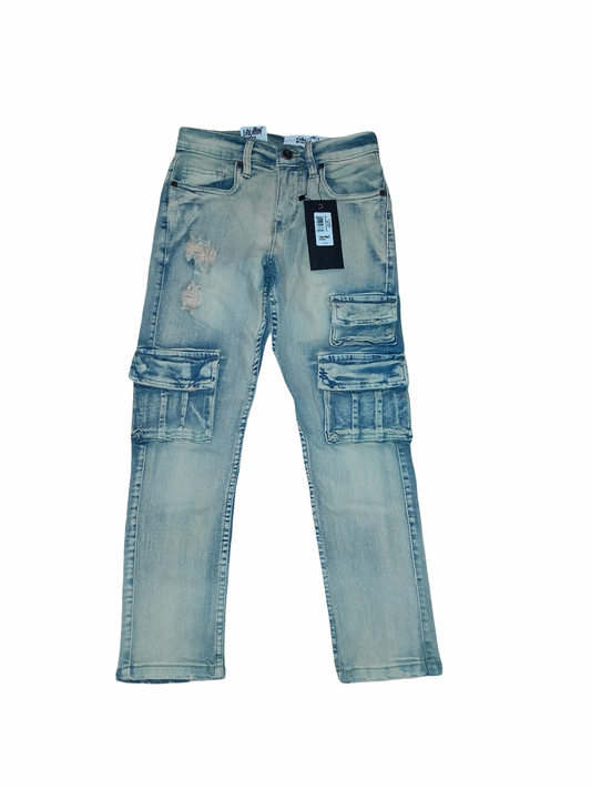 KID'S STAPLE RELAXED STRAIGHT DENIM PANT-LT. Tint