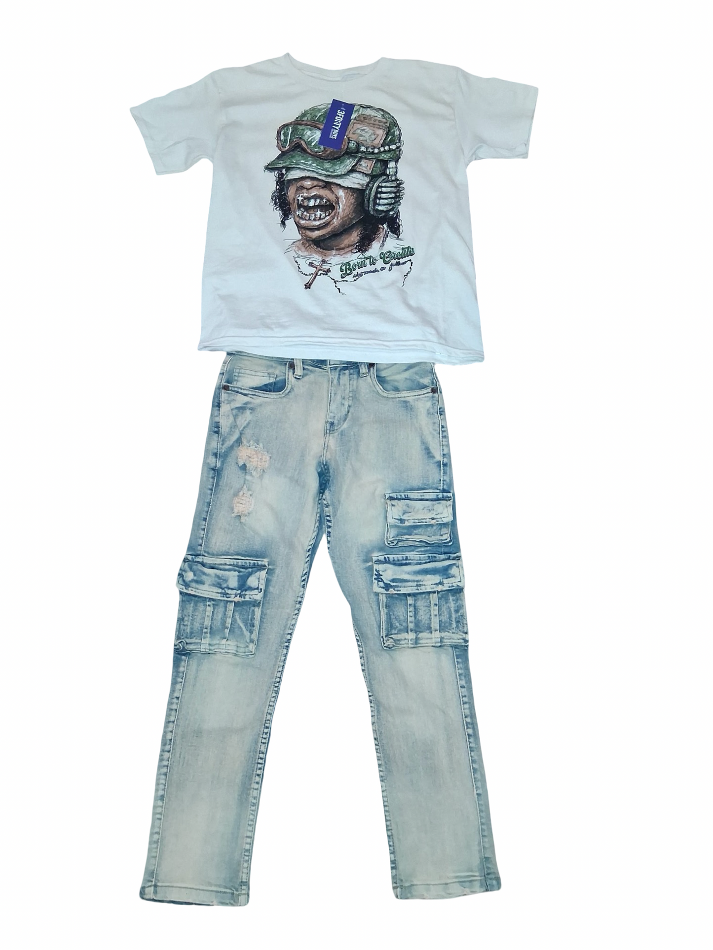 KID'S STAPLE RELAXED STRAIGHT DENIM PANTs