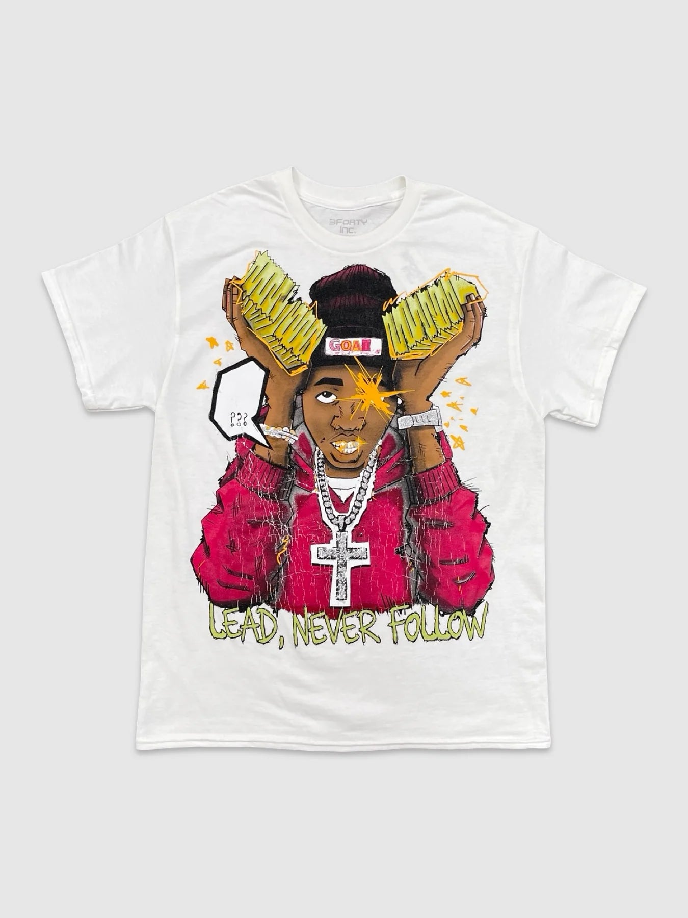 LEAD NEVER FOLLOW TEE