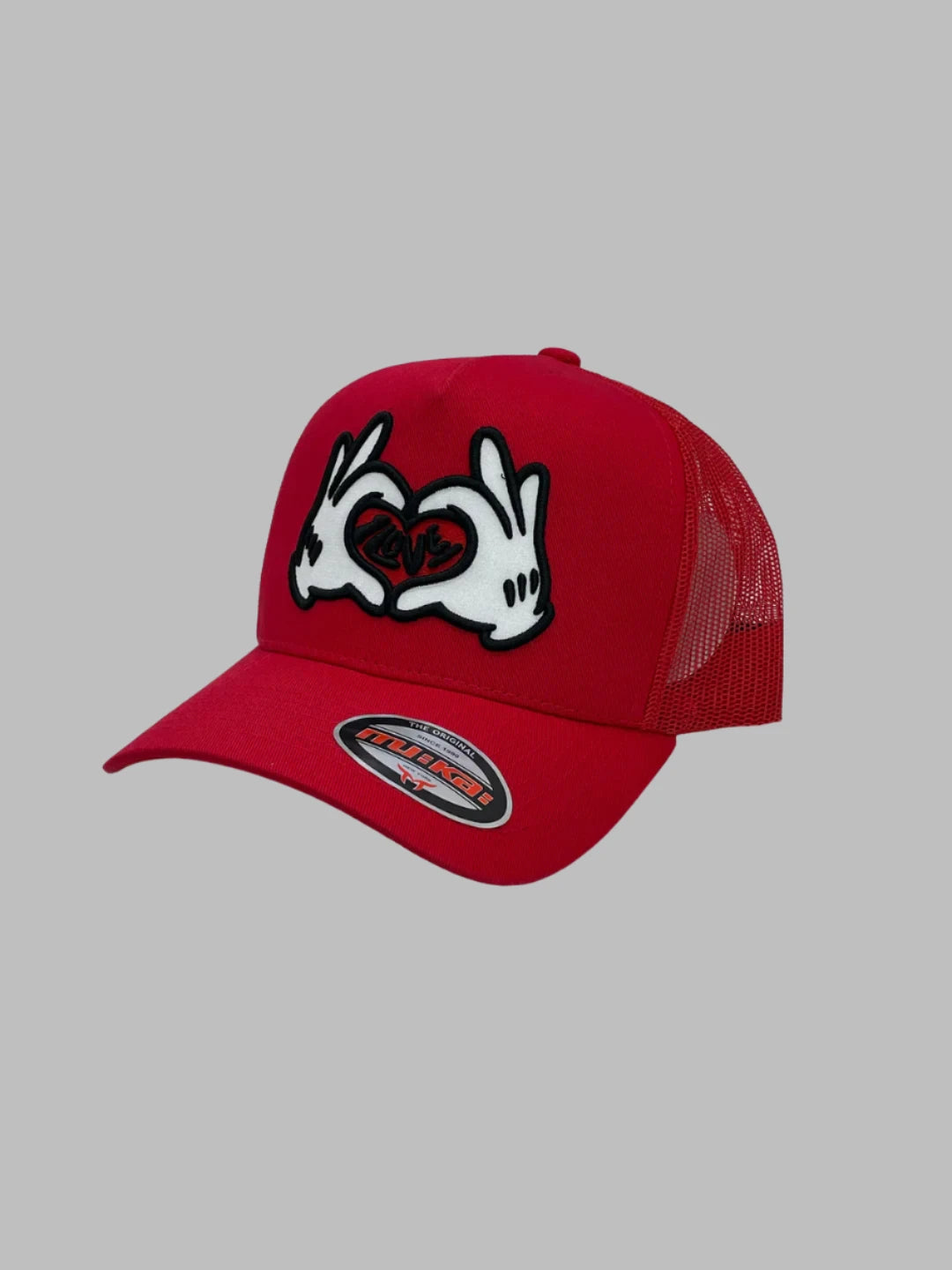 Finger With Heart Trucker Hat