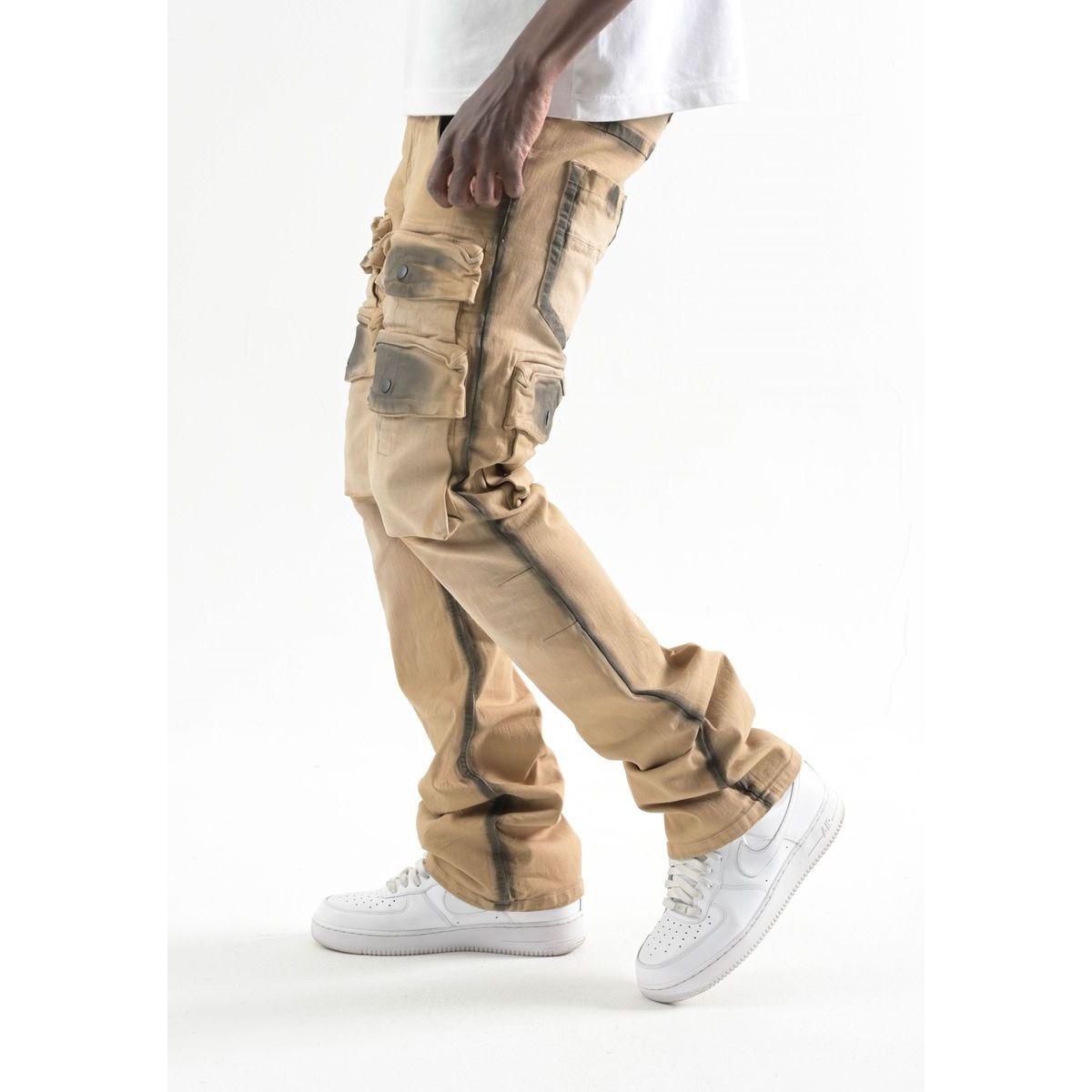 PREMIUM STACK PANTS WITH MULTI POCKETS