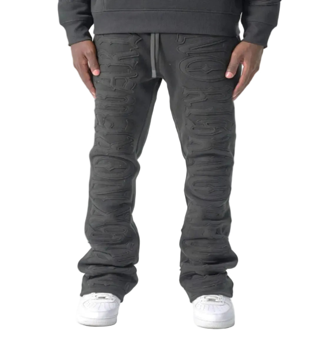 NO RISK NO REWARD FLEECE FLARE PANTS