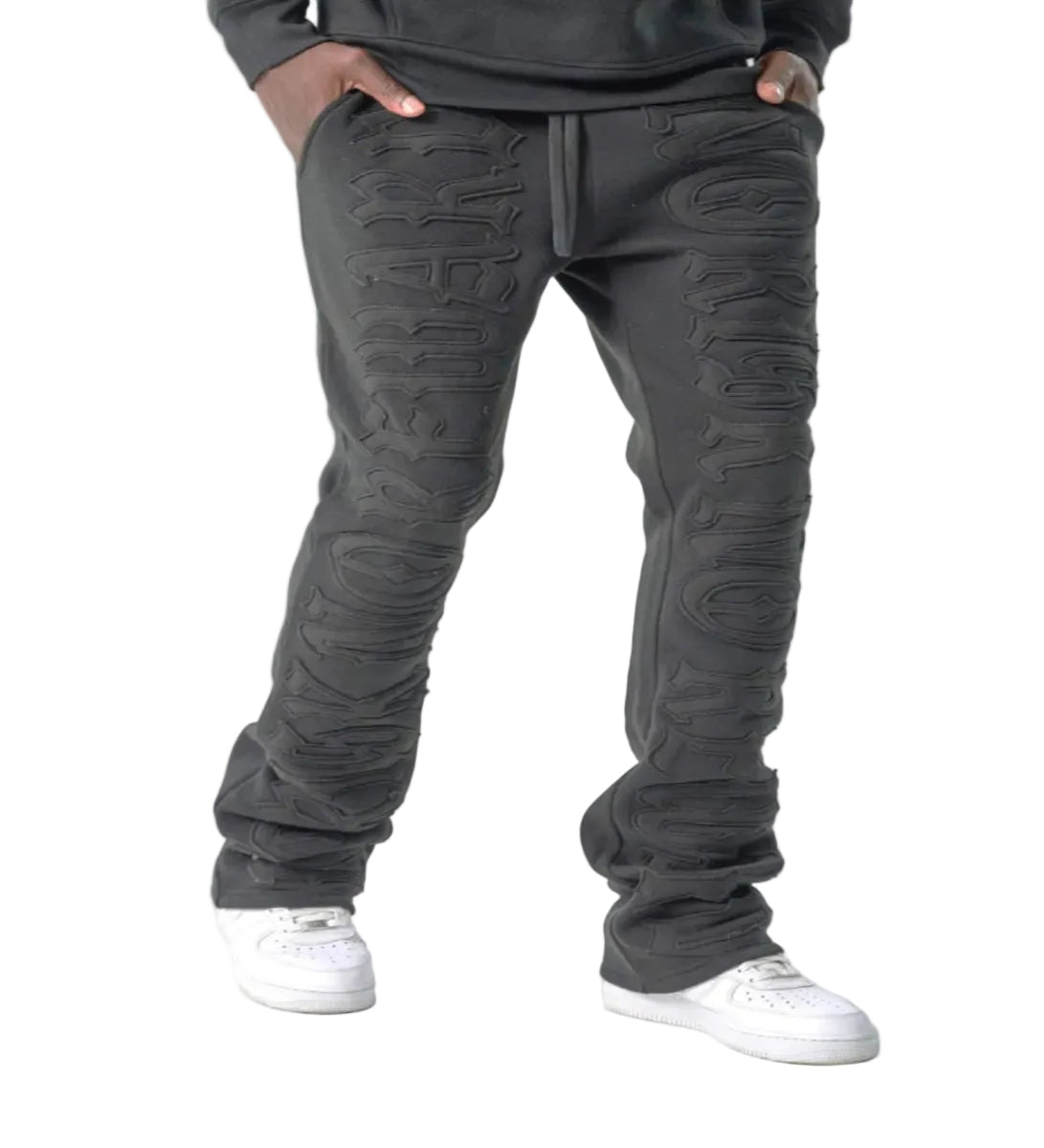 NO RISK NO REWARD FLEECE FLARE PANTS