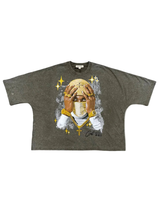 BORN TO BE A GOAT CROP TEE