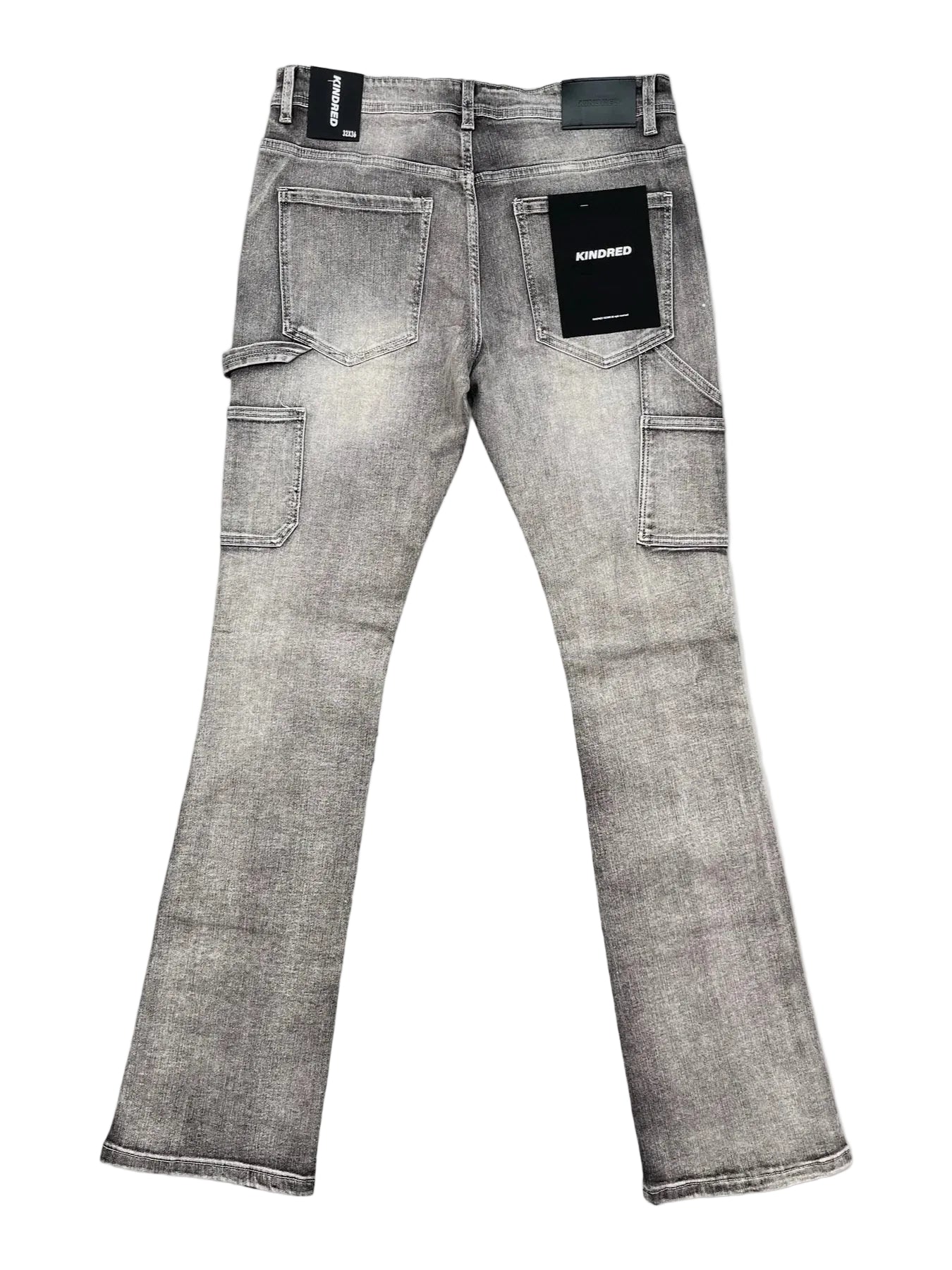 RHINESTONE DENIM STACK JEANS