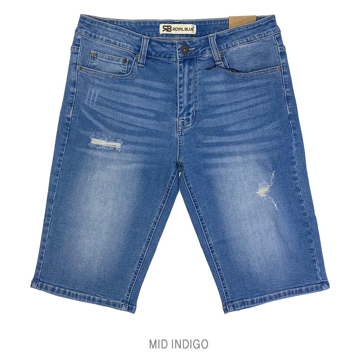 Denim Shorts Moderate Rips