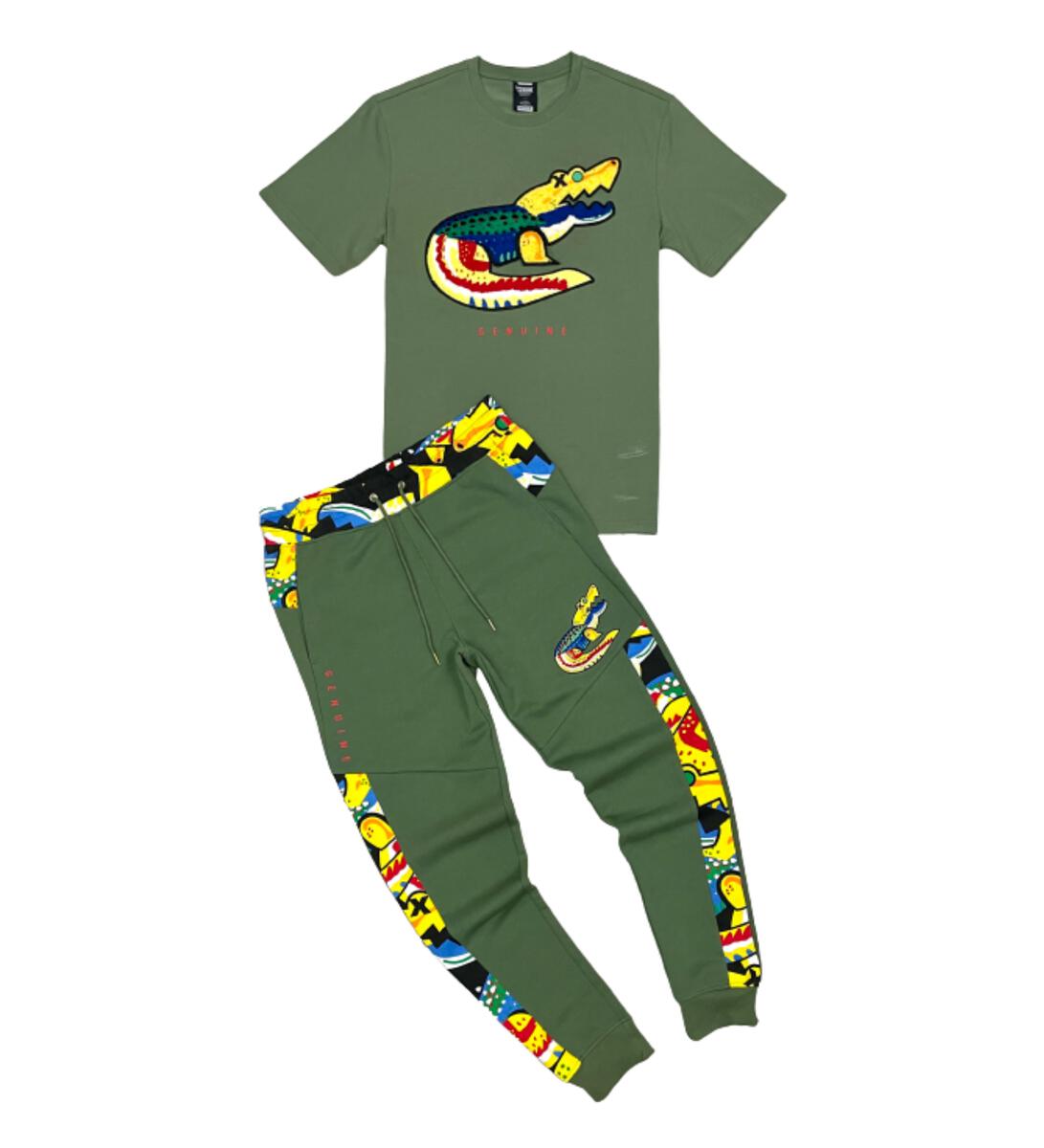 "GATOR" T-SHIRT JOGGER SET