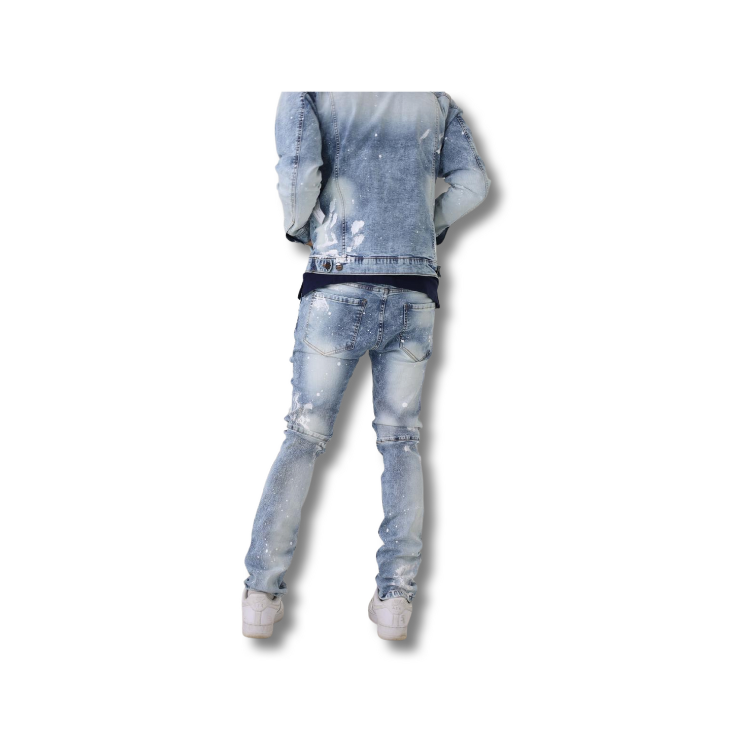 Blasted Bleach Denim Jean