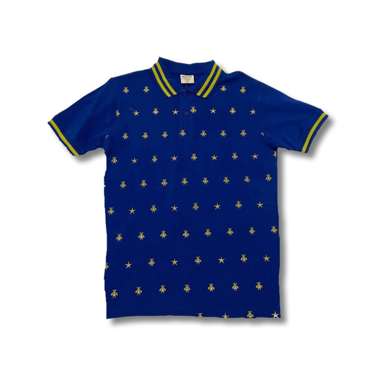 SS All Over Emb Polo Shirt