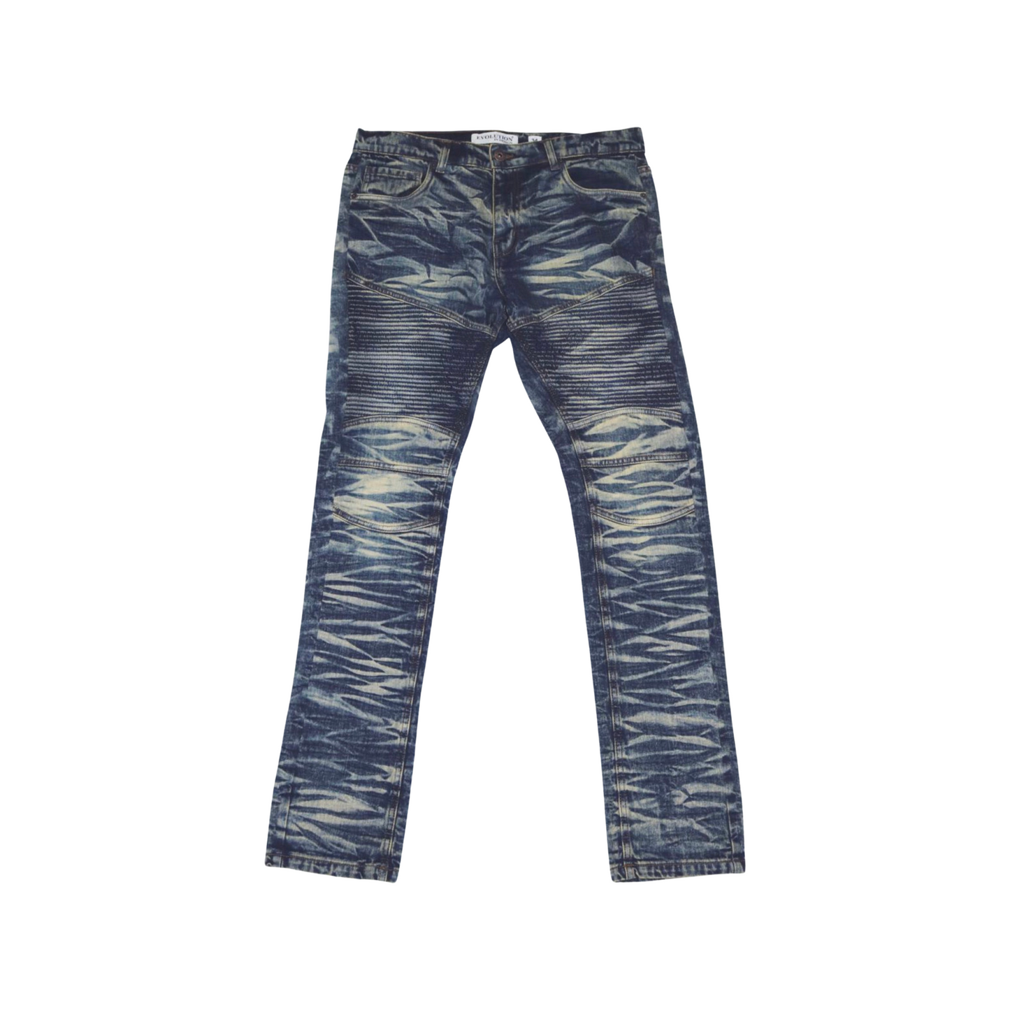 Little Kid's Wild Tiger Biker Denim Jeans