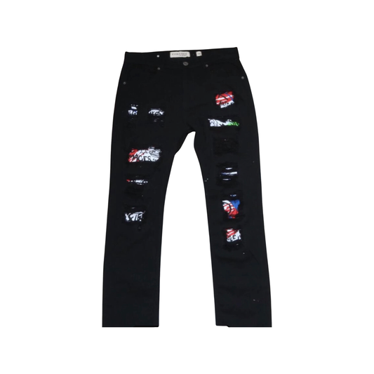 Kid's Scribble Denim Jeans