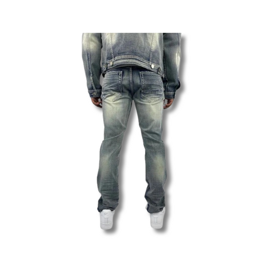 Acid Washed Denim Jeans