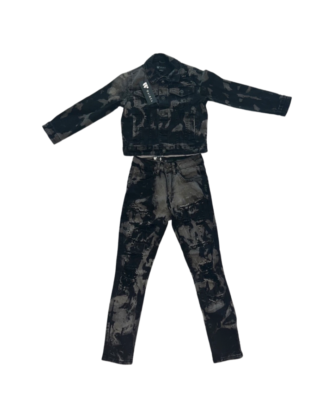 Black Wash Boys Denim Jeans