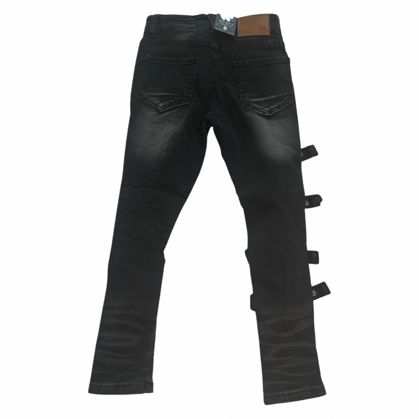 Boys Left Buckle Denim Jeans